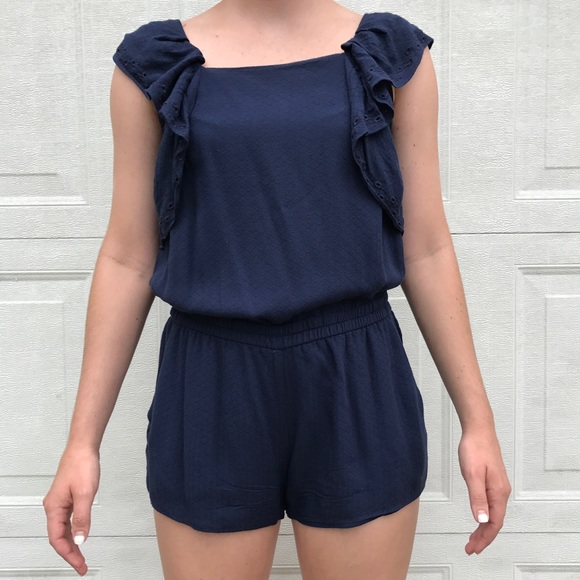 RACHEL by Rachel Roy Navy blue romper size xs - Picture 2 of 4